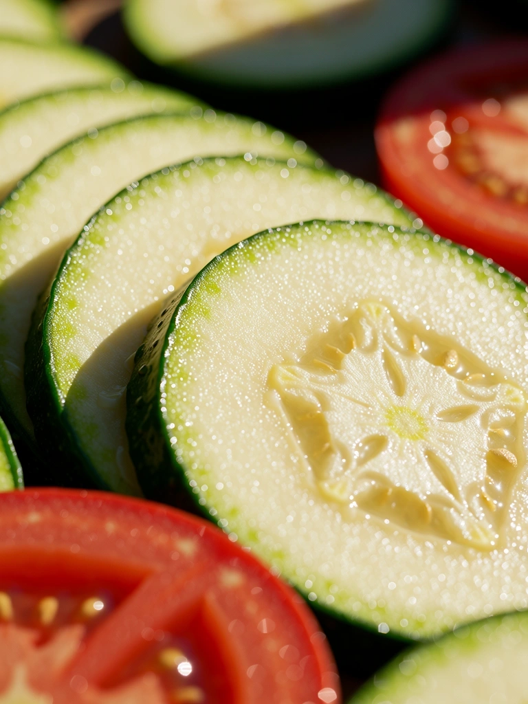 Water content in vegetables