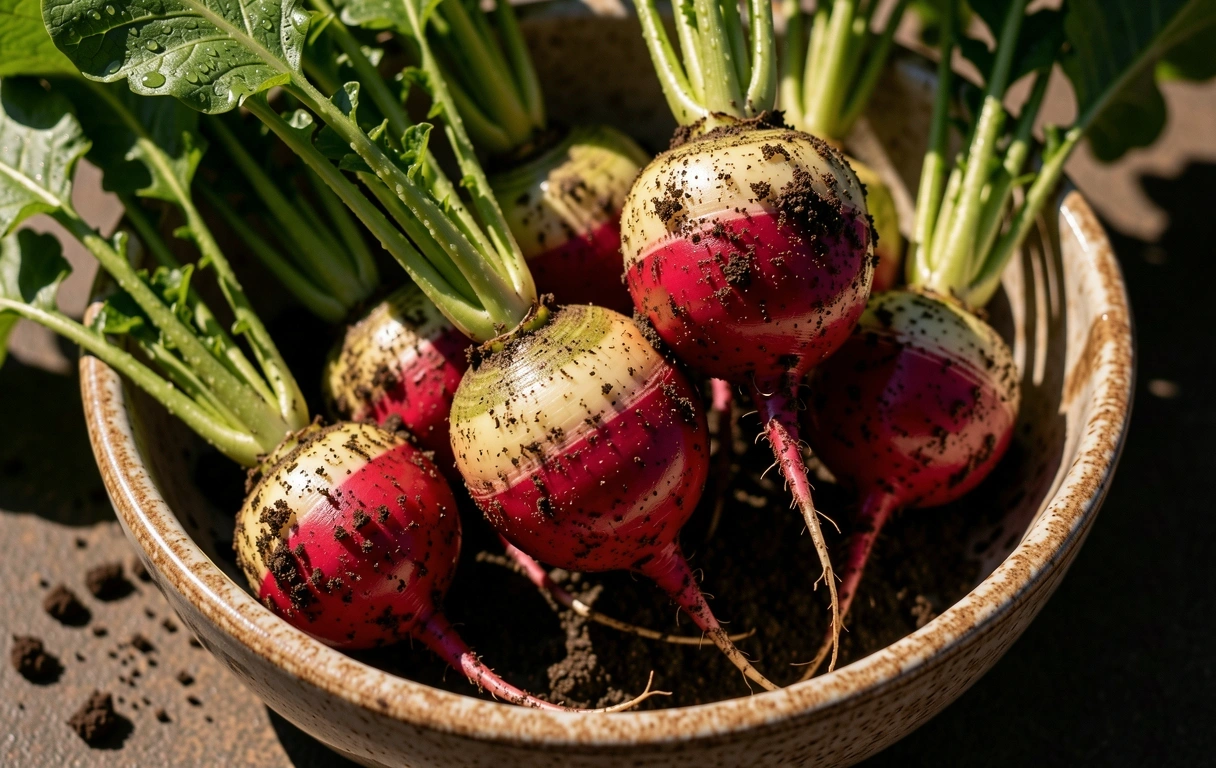 Fresh radishes
